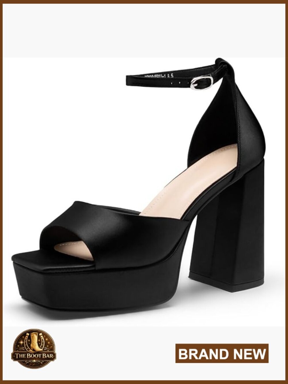 Women's Open Toe Platform Chunky Heels Sandals Evening Party Shoes